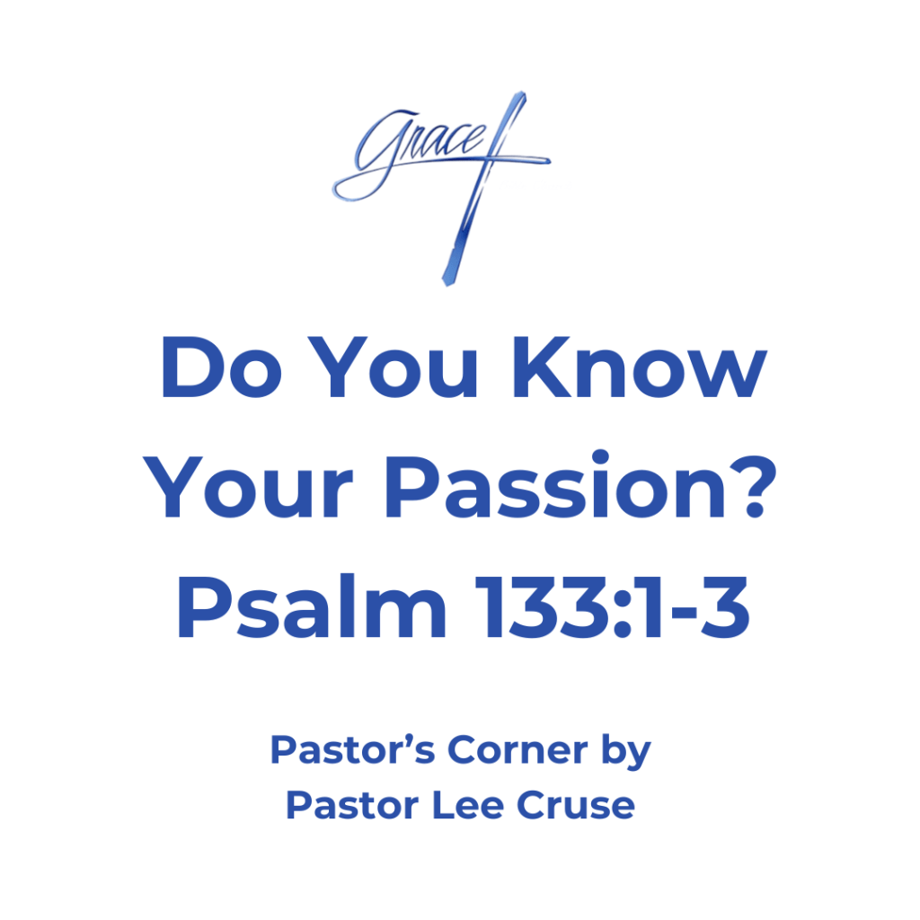 Psalms 133:1-3 Behold, how good and how pleasant it is for brethren to dwell together in unity! It is like the precious oil upon the head, running down on the beard, the beard of Aaron, Running down on the edge of his garments. It is like the dew of Hermon, descending upon the mountains of Zion; For there the LORD commanded the blessing-Life forevermore. The word “koinonia” is used for fellowship and Communion as a noun. The noun is used in the New Testament as an expression of close fellowship or close relationship that exist between believers and God. In I john 1:3 that which we have seen and heard we declare to you, that you also may have fellowship with us; and truly our fellowship is with the Father and with His Son Jesus Christ. Koinonia can also be used in the sense of participation or sharing in something, such as Christ sufferings, it can also refer to acts of unity, for example, to gifts or contributions. We live in a time where most people are what is called spectators rather than participants. A spectator is a person who sits in the stands and watches what a few others are doing. I don’t believe that is what the Lord had in mind when HE designed the Church. I have had people come to me and ask how they can get involved. Here is what I would say to a person that the Lord is leading in this way. It was Henry Blackaby who said when you are trying to find out God’s will for your life, go to those people who you see are working in ministry and join them in what they are doing. In doing so you will begin to find out what it is that God is wanting you to do. It may not be that specific ministry but the Lord will then begin to show you. One of the most neglected things in the life of many Christians is Spiritual Gifts. This is an ability or desire that God has equipped you to do. In Romans 12:4-8 the Lord has given you one of those spiritual gifts Paul tells us not to neglect the gift the God has given us in I Timothy 4:14. Now, some will say they are too shy or doubt that God has done a work in their life and that He is calling them to a ministry, but that is not true. Remember that we as Christians are called to walk by faith and not by sight. So, that means there are times that we have to launch out to trust the Lord. That may mean you take the first step and stop waiting on someone to come to you, you may need to go to them. Proverbs 18:24 says A man who has friends must himself be friendly, but there is a friend who sticks closer than a brother. Pastor Lee Cruse who believes that there are those within this fellowship that could be a blessing to so many different areas. We need to expand our Children’s ministry with people who love children and are willing to teach. I am praying the Lord will send those people to fill that void. If you do not know what your spiritual gift is, we have ways that we can help you to discover what it may be. Just see Casey in the office to get the handout that will give you a simple test to help direct you in that way.
