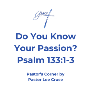 Psalms 133:1-3 Behold, how good and how pleasant it is for brethren to dwell together in unity! It is like the precious oil upon the head, running down on the beard, the beard of Aaron, Running down on the edge of his garments. It is like the dew of Hermon, descending upon the mountains of Zion; For there the LORD commanded the blessing-Life forevermore. The word “koinonia” is used for fellowship and Communion as a noun. The noun is used in the New Testament as an expression of close fellowship or close relationship that exist between believers and God. In I john 1:3 that which we have seen and heard we declare to you, that you also may have fellowship with us; and truly our fellowship is with the Father and with His Son Jesus Christ. Koinonia can also be used in the sense of participation or sharing in something, such as Christ sufferings, it can also refer to acts of unity, for example, to gifts or contributions. We live in a time where most people are what is called spectators rather than participants. A spectator is a person who sits in the stands and watches what a few others are doing. I don’t believe that is what the Lord had in mind when HE designed the Church. I have had people come to me and ask how they can get involved. Here is what I would say to a person that the Lord is leading in this way. It was Henry Blackaby who said when you are trying to find out God’s will for your life, go to those people who you see are working in ministry and join them in what they are doing. In doing so you will begin to find out what it is that God is wanting you to do. It may not be that specific ministry but the Lord will then begin to show you. One of the most neglected things in the life of many Christians is Spiritual Gifts. This is an ability or desire that God has equipped you to do. In Romans 12:4-8 the Lord has given you one of those spiritual gifts Paul tells us not to neglect the gift the God has given us in I Timothy 4:14. Now, some will say they are too shy or doubt that God has done a work in their life and that He is calling them to a ministry, but that is not true. Remember that we as Christians are called to walk by faith and not by sight. So, that means there are times that we have to launch out to trust the Lord. That may mean you take the first step and stop waiting on someone to come to you, you may need to go to them. Proverbs 18:24 says A man who has friends must himself be friendly, but there is a friend who sticks closer than a brother. Pastor Lee Cruse who believes that there are those within this fellowship that could be a blessing to so many different areas. We need to expand our Children’s ministry with people who love children and are willing to teach. I am praying the Lord will send those people to fill that void. If you do not know what your spiritual gift is, we have ways that we can help you to discover what it may be. Just see Casey in the office to get the handout that will give you a simple test to help direct you in that way.