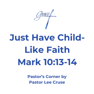 Mark 10:13-14 And they brought young children to him, that he should touch them: and his disciples rebuked those that brought them. But when Jesus saw it, he was much displeased, and said unto them, Suffer the little children to come unto me, and forbid them not: for of such is the kingdom of God. People were bringing little children to Jesus for Him to place His hands on them, but the disciples rebuked them. When Jesus saw this, he was indignant. He said to them “Let the little children come to me and do not hinder them for the Kingdom of God belongs to such as these. No doubt that some of the children who were brought to Jesus needed to be healed, the whole point was for Jesus to lay hands on them, something parents of sick kids would be desperate to do. So not only were the disciples saying no to kids coming forward, but they were likely saying no to sick kids as well. Why is it that we within this generation hear all the time that we are losing young people to the church? Could it be that we just like the disciples have hindered them? Jesus said “Truly I tell you, anyone who will not receive the kingdom of God like a little child will never enter it”. And He took the children in His arms, placed His hands on them and blessed them. Jesus’ rebuke to the disciples was to say to them do not to restrict access to Him and the same goes for us. Our preconceived ideas about how relationships with God works, and our lofty opinions about how it should work restrict our ability to receive all He has for us, we want to earn our way into His lap. The children went to Jesus without anything of value to offer Him except their love and excitement to be there. He wanted to spend time with them, hug them, and heal them. Jesus feels the same way about you and me, but our disappointments, bitterness and defensiveness restricts us. Our shame and guilt and insecurity restrict us. Our pride in our appearance and accomplishments restricts us. Our desire to control our lives restricts us. And all of this keeps us from coming unhindered to the one who counts us precious. We are precious to Jesus too, when we recognize out need for His help, when we’re willing to defer, to receive, to be led and to be loved on. We’re precious when we come to Jesus with the simple expectation that because of who He is and how He loves, we’re welcome, wanted, forgiven, and will be restored. Pastor Lee Cruse who wants every one of us to recapture that child-like faith to see our Savior the way that He really is.