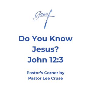 John 12:3 Then Mary took a pound of very costly oil of spikenard, anointed the feet of Jesus, and wiped His feet with her hair. And the house was filled with the fragrance of the oil. There is something profound, I think the Lord wants us to see here. John is the only one that tells us after Mary had poured that costly oil of spikenard on Jesus, she then wiped His feet with the hair of her head. I don’t believe that anyone could discount Mary’s act as not being an act of adoration. Paul once wrote that I might know Him and is this not the goal of every born-again Christian? To not just know about Him, but to truly know Him! Mary’s action signified that she understood that Jesus had to go to the cross and die, but then people in Jesus’ day anointed the body after a person had died, not before. I believe Mary understood that it had been revealed to her, that Yes, Jesus would die, but that He would resurrect, and His body would not see decomposition. So, how did she know and how was this revealed to her? It is something that I believe we have missed. It is that adoration leads to revelation. Let me say it again adoration leads to revelation! The Lord will begin to show us things that we know not of when we sincerely worship Him. He looks into our heart to see if we are sincere. There are other examples of this in the book of Luke, Simeon in Luke 2. The Bible tells us that Simeon was just and devout, waiting for the Consolation of Israel and the Holy Spirit was upon Him. Why was it that most people in Israel did not recognize who Jesus was? But Simeon did! He even said “He took Him (the baby Jesus) up in his arms and said Lord now you are letting your servant depart in peace, According to Your word; For my eyes, have seen Your Salvation. Then in the same chapter of Luke, Anna, who the Bible says was a prophetess and did not depart from the temple but served God with fasting and praying night and day. She gave thanks for Jesus. These two people were shown revelation of who the Lord was and what He was about to do. Why were they privileged that God would show them things when everyone else missed Jesus? When Jesus rode into Jerusalem on a donkey, He was offering Israel the true king. The people were singing and rejoicing and exclaiming “blessed is He who comes in the Name of the Lord”. The religious leaders actually came out and told them to be quiet and that they were trying to have religious services. Your trying to be religious and God is passing by your door and you missed Him! How many are like that today? So busy being religious, so busy with life that the sweet things of the Lord we miss? C.S. Lewis once said, “we are like children who would rather play in a mud hole than have a day at the beach”. Pastor Lee Cruse who hopes that we would adhere and understand that Adoration or Devotion leads to Revelation. May we worship the Lord Almighty, the Lord Jesus Christ the Kings of Kings and Lord of Lords.