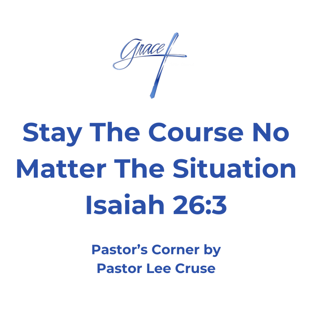 Isaiah 26:3 You will keep him in perfect peace, whose mind is stayed on You, because he trusts in You. It sounds a little strange that I use the book of Isaiah to talk about another prophet by the name of Jeremiah but when you think of one man in the Bible that went through incredible circumstances and yet stayed faithful to the Lord, Jeremiah would be that man. Lord gives us of one of the reasons for the new covenant found in Hebrews 8 where the Lord had found fault with the Old Covenant and He said “that the fault He found was that they did not continue on.” When you study the life of Jeremiah, he was one that did continue on. Jeremiah was a man who stayed on task. Sometimes, it’s hard to stay focused, to stay on task, especially if your direction is unpopular. Jeremiah, however was able to persevere even while he faced intense persecution and ridicule. Jeremiah faithfully communicated God’s word to His people for 40 years, warning them about the doom and the captivity that was sure to come unless they repented and turned to God. But, no one listened to Jeremiah. Jeremiah often lost hope regarding the job God given him as a prophet. Even the people in Jeremiah’s own city hated him. His messages were definitely not popular. But Jeremiah remained obedient to his calling to warn the people, even in his despair, he praised God. Even though he suffered immensely for it, Jeremiah was faithful to God. Against all odds, he stayed on task, preaching and warning God’s people. What was the cost of such commitment? People hated and threatened, Jeremiah and even whipped and imprisoned him. Yet, Jeremiah refused to waver from God’s assignment. He endured in spite of difficulties. He preached on and on for 40 years, even with no response. Yet God continually encouraged Jeremiah. You may never face the level of persecution experienced by Jeremiah, but wherever life finds you, you can still draw on the same resources and encouragement God made available to Jeremiah. In whatever situation you are facing, don’t balk, fall back, drop out, or quit. Stay the course in spite of any persecution or scorn, turn to the Lord. Review and renew your commitment to Him, count on His grace to see you through any and all problems. Like Jeremiah, keep your heart and mind fixed on Him and do as he did “Praise the Lord”. Jeremiah 20:13 Pastor Lee Cruse who believes that as time gone on until our Lord comes to get us, we are going to have to learn to trust in our Heavenly Father more than ever.