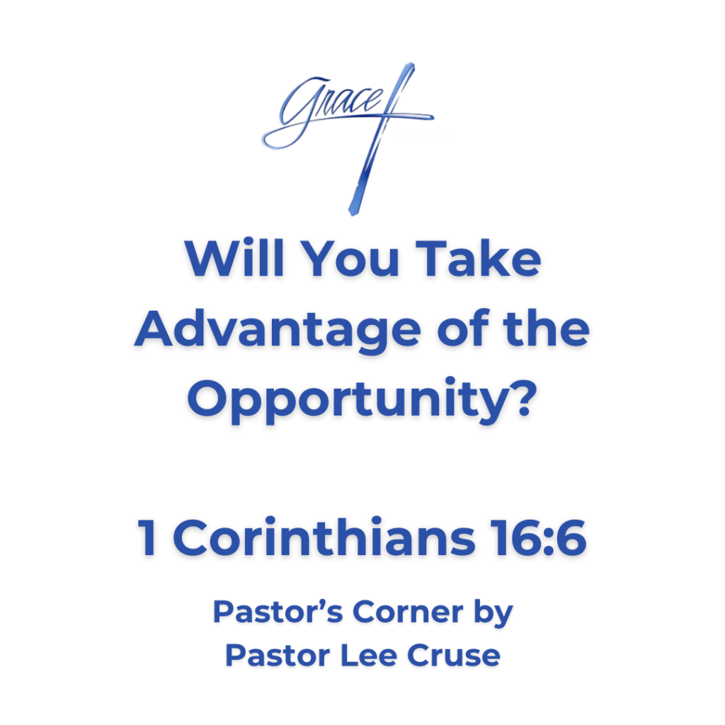 Will You Take Advantage Of The&nbsp;Opportunity?